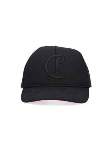 Hat 3235373BK65 BLACK - CHRISTIAN LOUBOUTIN - BALAAN 1