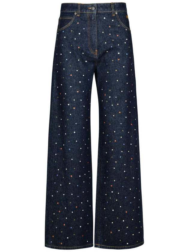 Msgm Blue Cotton Jeans - MSGM - BALAAN 1