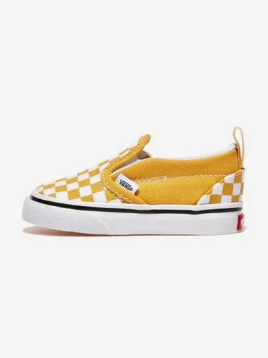 Kids Children Toddler Running Shoes Slip on Height elevating Sneakers Color Theory Checkerboard Golden Glow - VANS - BALAAN 1