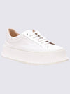 Leather Low Top Sneakers White - JIL SANDER - BALAAN 6