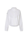 Women's Cool Stretch Full Zip Windbreaker White - PLAYBOO - BALAAN 1