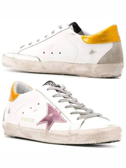 Superstar Low Top Sneakers Yellow White - GOLDEN GOOSE - BALAAN 2