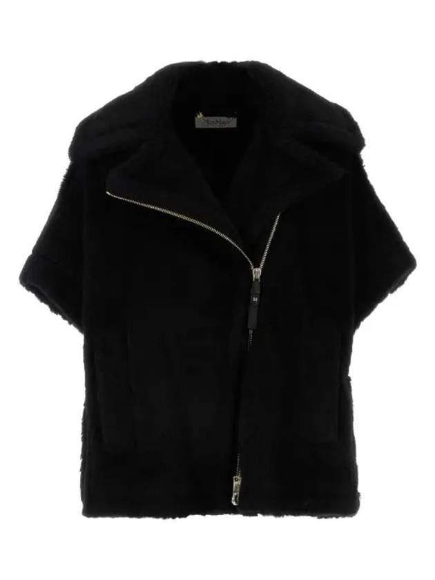 Newmanto 1 Teddy Cape Black - MAX MARA - BALAAN 1