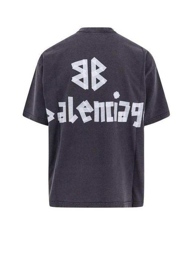 Logo Short Sleeve T-Shirt Black - BALENCIAGA - BALAAN 3