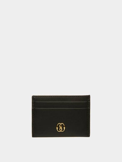 Emblem Logo Card Wallet Black - BALLY - BALAAN 2