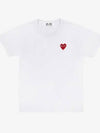 Logo Wappen Short Sleeve T-Shirt P1 T107 2 White - COMME DES GARCONS - BALAAN 3