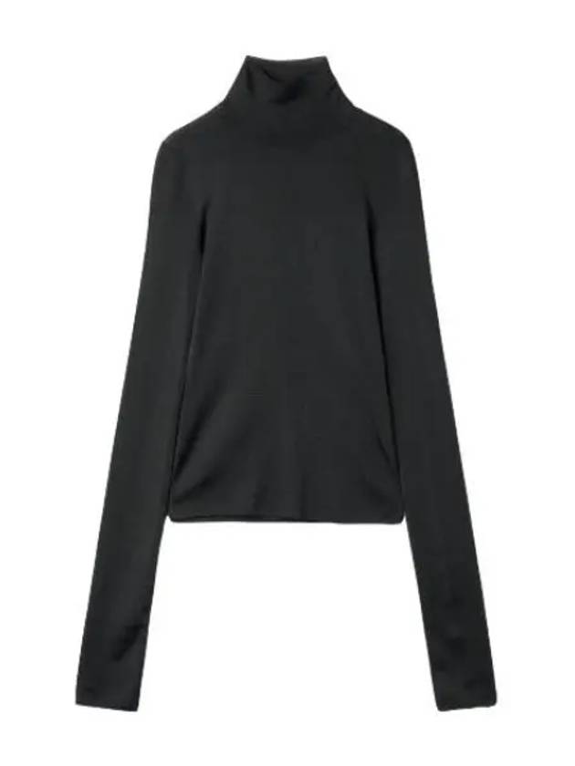 Vinas turtleneck t shirt black 6759Y285BLK long sleeve - THE ROW - BALAAN 1