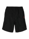 Heart Logo Swim Shorts Black - AMI - BALAAN 2