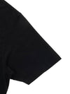 Logo Print Cotton Short Sleeve T-Shirt Black - CP COMPANY - BALAAN 6