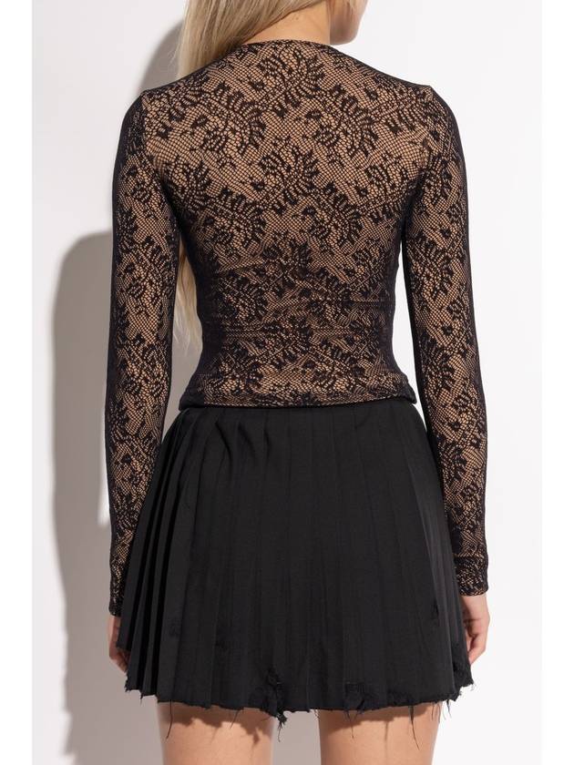 Balenciaga Lace Top, Women's, Black - BALENCIAGA - BALAAN 4