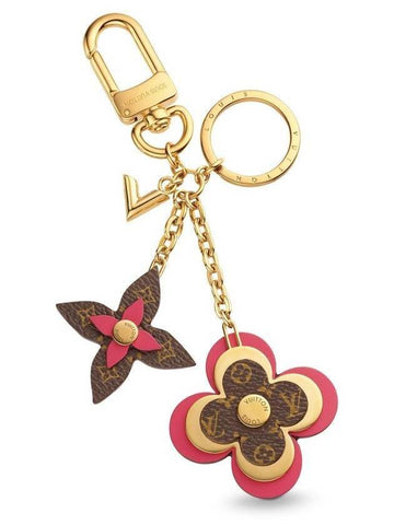 Women's Blooming Flower Key Holder Gold - LOUIS VUITTON - BALAAN.