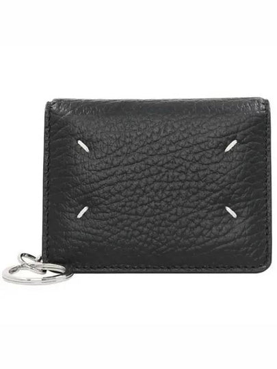 4 Stitch Keyring Card Wallet Black - MAISON MARGIELA - BALAAN 2