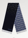 Monogram Gradient Tartan City Scarf Blue - LOUIS VUITTON - BALAAN 5