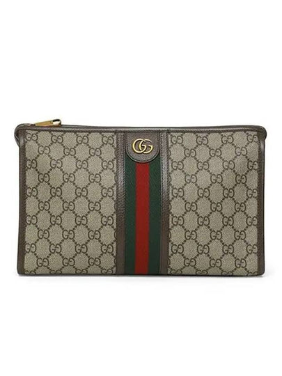 Ophidia GG Clutch Bag Beige Ebony - GUCCI - BALAAN 2