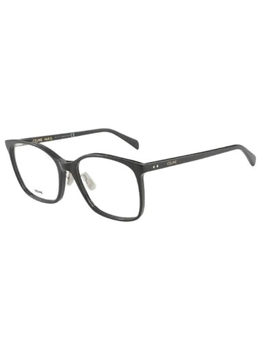 Eyewear Logo Square Eyeglasses Black - CELINE - BALAAN 1