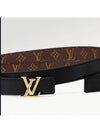 LV Iconic 20MM Reversible Leather Belt Black Brown - LOUIS VUITTON - BALAAN 4