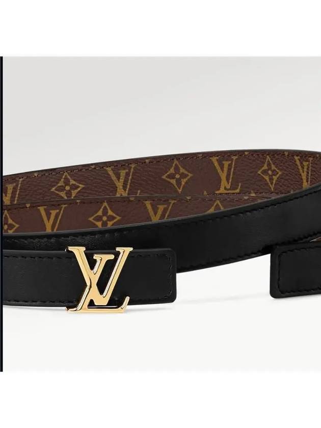 LV Iconic 20MM Reversible Leather Belt Black Brown - LOUIS VUITTON - BALAAN 4