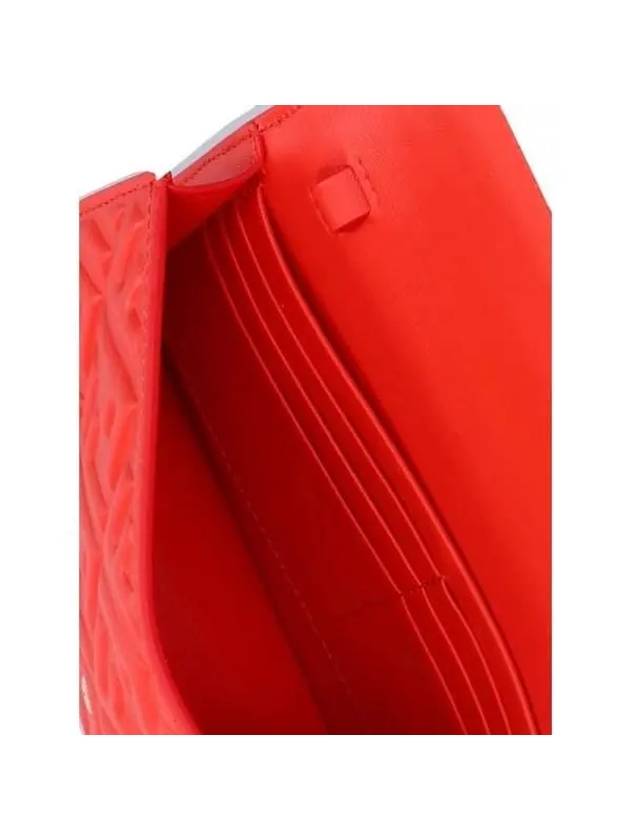 FF Baguette Nappa Leather Long Wallet Red - FENDI - BALAAN 5