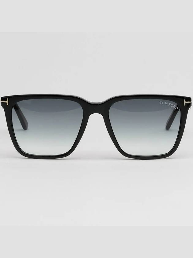 Sunglasses TF862 01B Black Horn Rim Square Fashion - TOM FORD - BALAAN 3