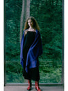 Cashmere Pashmina Muffler Santorini Blue - WILL'O THE WISP - BALAAN 1