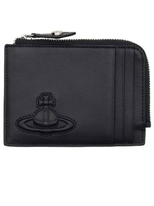 CARD HOLDER WITH ZIP 54020009U L001S N401 zipper - VIVIENNE WESTWOOD - BALAAN 1