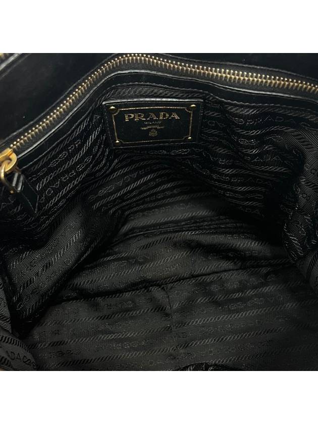 Tesuto Goffre Tote Bag Shoulder Black - PRADA - BALAAN 10