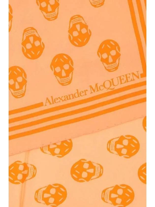 Printed silk foulard - ALEXANDER MCQUEEN - BALAAN 3