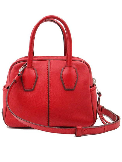 Women s Tod XBWMKYH0100MTIR401 Red Leather DI BAG Tote 2WAY gt Gangbuk used luxury goods - TOD'S - BALAAN 2