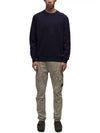 Diagonal Raised Fleece Lens Sweatshirt Purple - CP COMPANY - BALAAN 5