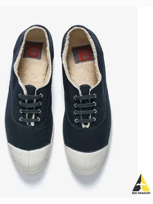 UNISEX LACET FUR LINING NAVY - BENSIMON - BALAAN 1