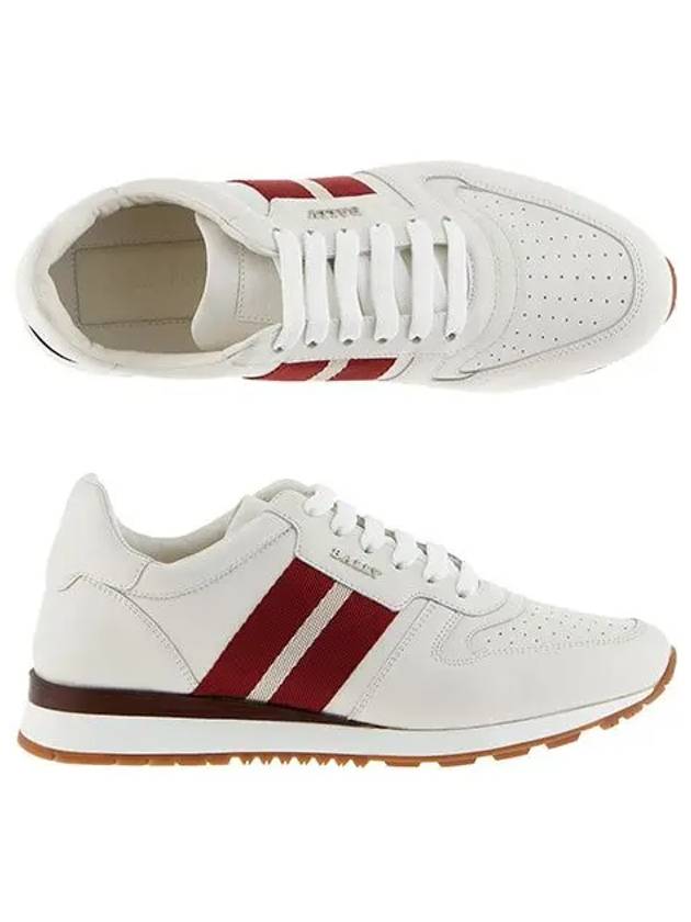 Astel Leather Low Top Sneakers White - BALLY - BALAAN 2