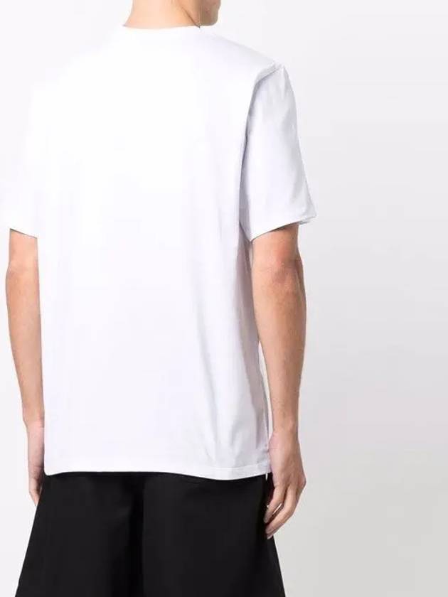 Box Logo Short Sleeve T-Shirt White - MSGM - BALAAN 6