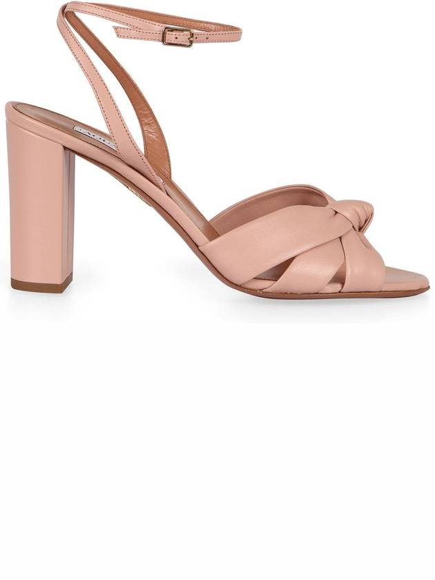 Aquazzura Nima Leather Sandals - AQUAZZURA - BALAAN 2