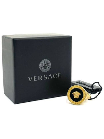 Medusa Logo Ring DG57285 - VERSACE - BALAAN 1