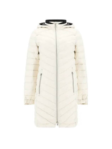 Women s Air Down Hooded Parka White - MOOSE KNUCKLES - BALAAN 1