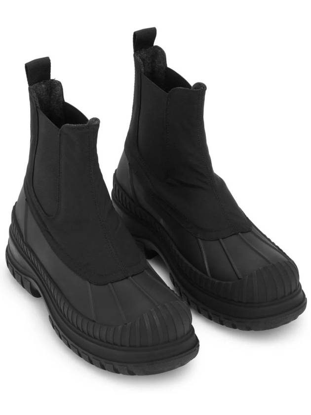 Outdoor Chelsea Boots Black - GANNI - BALAAN 4