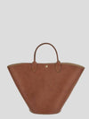 Epure XL Leather Tote Bag Brown - LONGCHAMP - BALAAN 1