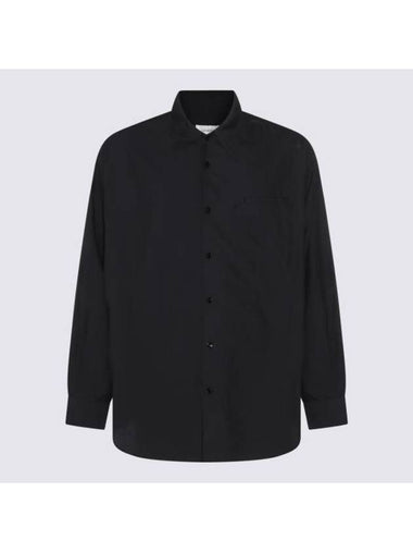 Double Pocket Long Sleeve Shirt Black - LEMAIRE - BALAAN 1