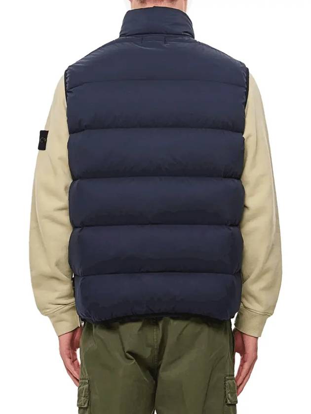 Seamless Tunnel Nylon Down Vest Navy - STONE ISLAND - BALAAN 4