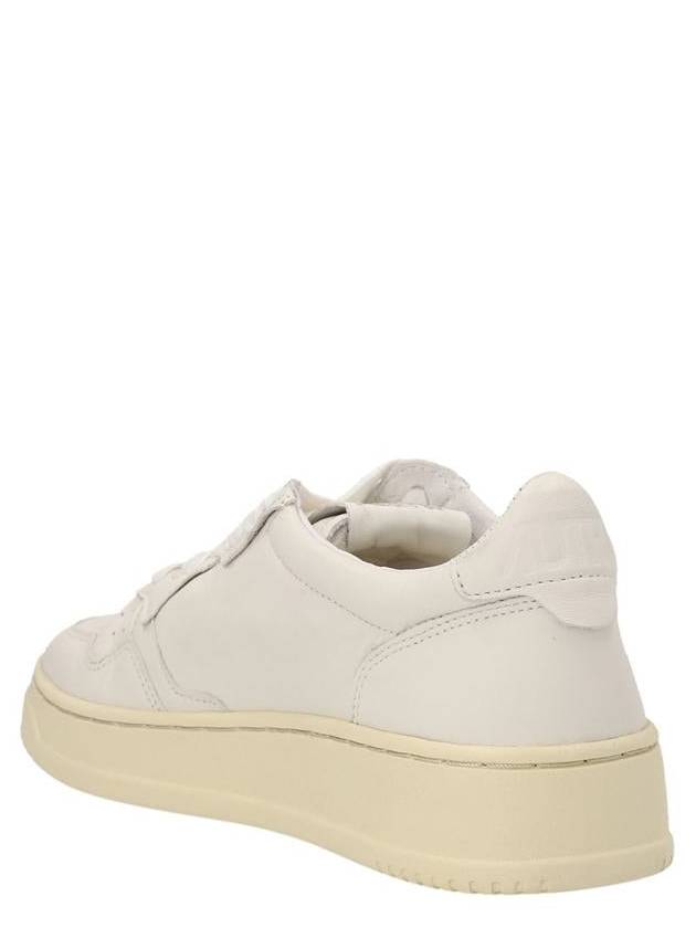 Medalist Goatskin Low Top Sneakers White - AUTRY - BALAAN 3