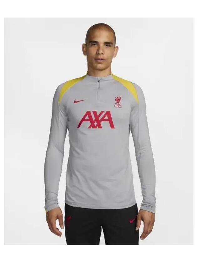 Liverpool FC Strike Dry Fit Drill Top M Light Smoke Grey Chrome Yellow Global Red FQ2624 078 - NIKE - BALAAN 1