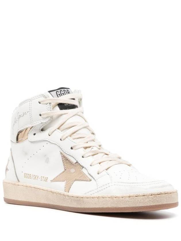 star patch lace-up sneakers - GOLDEN GOOSE - BALAAN 3