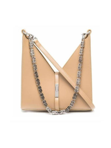 Cut Out Chain Shoulder Bag Beige - GIVENCHY - BALAAN 1