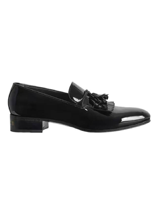 Tassel Leather Loafers Black - GUCCI - BALAAN 1