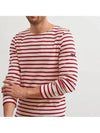 Minquiers Modern Stripe Long Sleeve T-Shirt Ecru Persan - SAINT JAMES - BALAAN 3