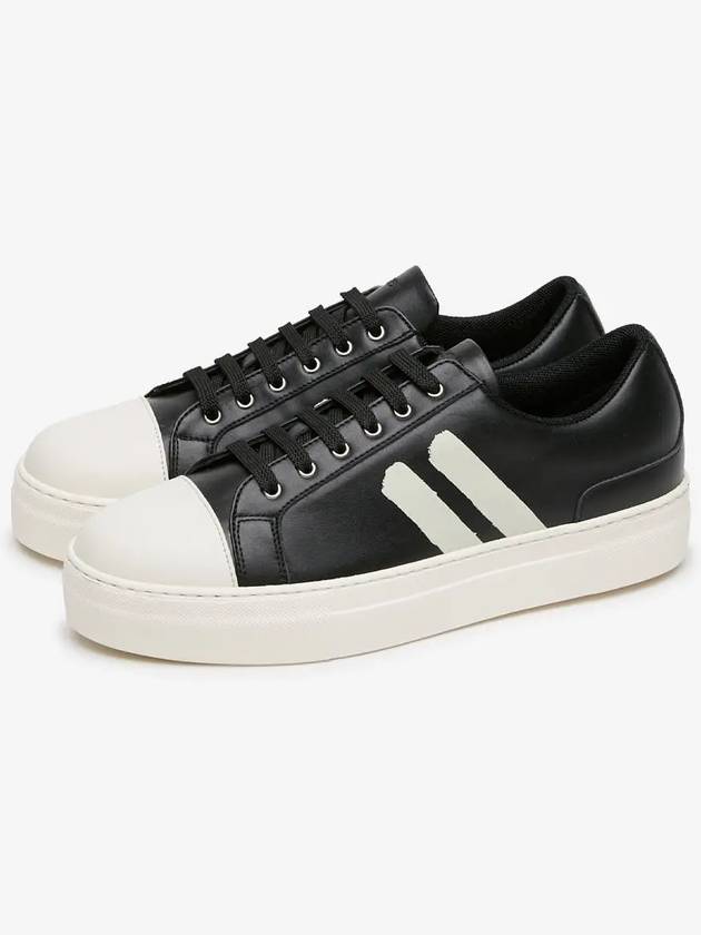 Men's Painting Low Top Sneakers Black - NEIL BARRETT - BALAAN 3