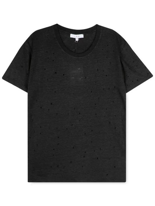 Women's CLAY black short sleeve t-shirt WP19CLAY AI105 BLA01 - IRO - BALAAN 1