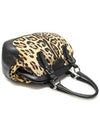 Black Leather Leopard Print ANIMALIER Large Shoulder Bag - DOLCE&GABBANA - BALAAN 3