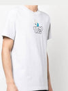 Logo Print Short Sleeve T-Shirt Gray - OFF WHITE - BALAAN 5