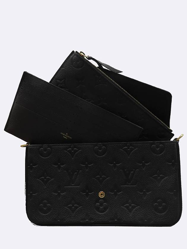 Louis Vuitton M64064 Monogram Empreinte Pochette Felicie Clutch and Crossbag Pouch - LOUIS VUITTON - BALAAN 4